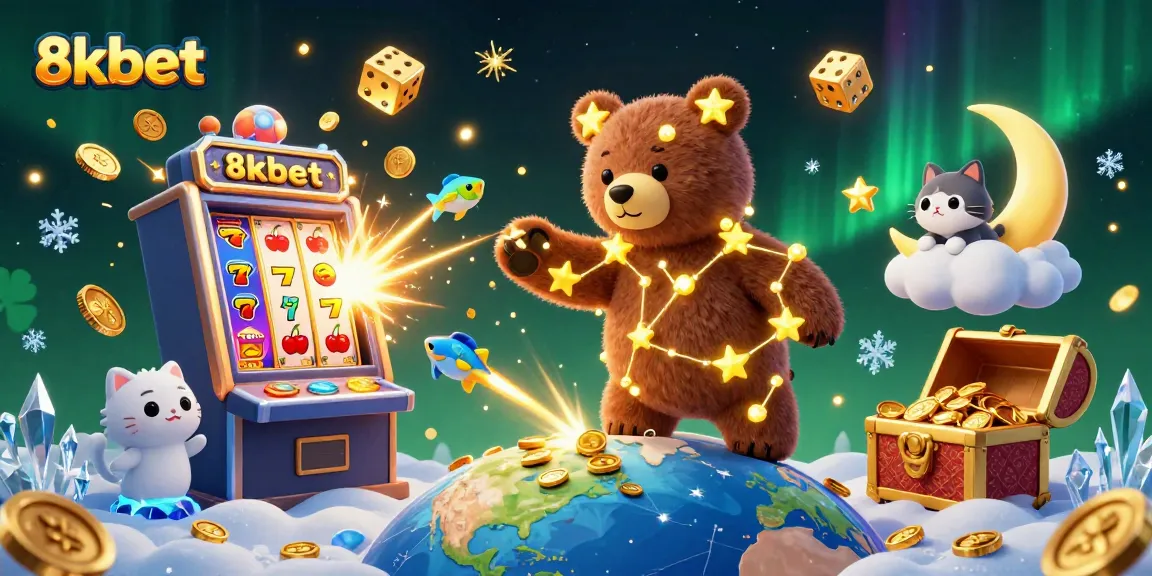 Experience the thrill of 8xbet with the vibrant 3D casino scene brimming with action and excitement.