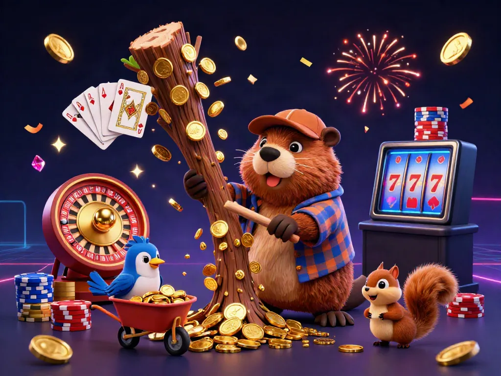 Engage with u888's thrilling gaming experience featuring a lively casino scene with golden coins and vibrant characters.