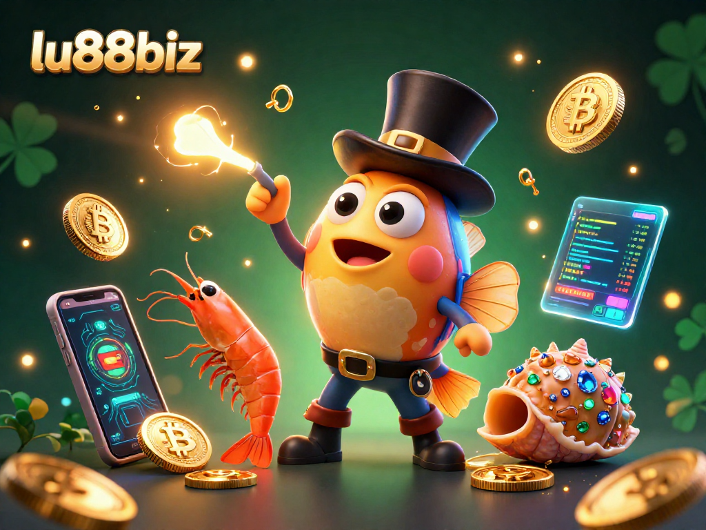 Engage with thrilling crypto-themed gambling at lu88biz, featuring vibrant characters and dynamic game elements.