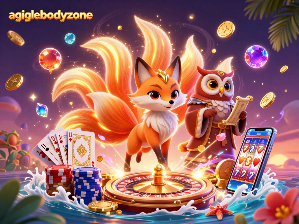 Engage with the exciting world of agilebodyzone as golden coins and colorful characters bring vibrant casino action to life.