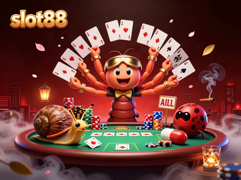 Experience thrilling wins at slot88 with vibrant characters and dynamic casino elements.