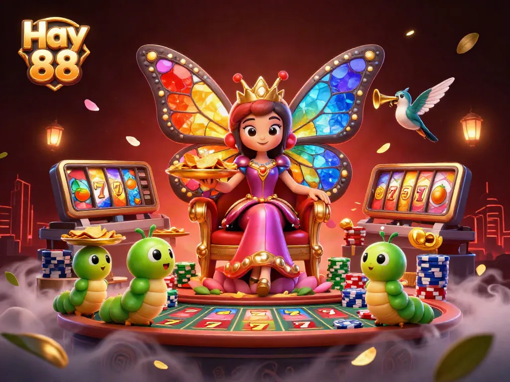 Experience thrilling gameplay at Hay 88's slots with vibrant visuals and engaging characters.